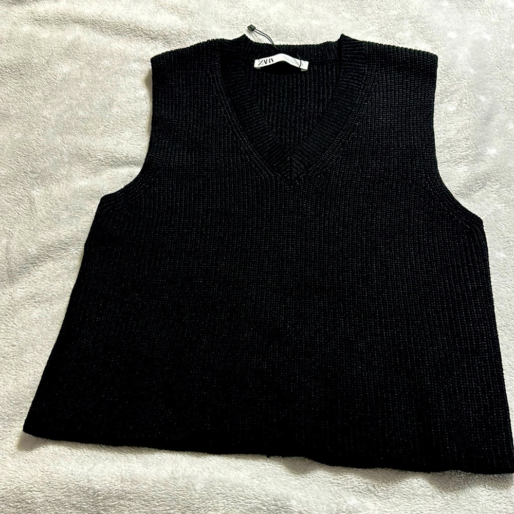Zara vest casual sweater
